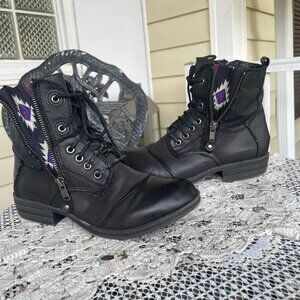 American Rag Ankle Boots w/Aztec print